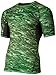 Under Armour Men's HeatGear Armour Printed Short Sleeve Compression Shirt, Laser Green/Combat Green, X-Large