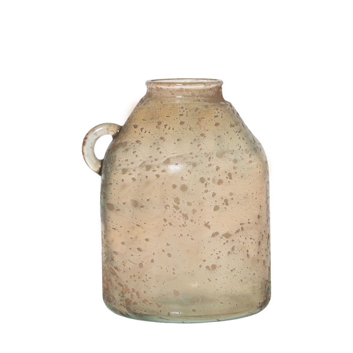 Alexandra House Living Recycled Glass Vase Brown Glass 18 x 18 x 23 cm