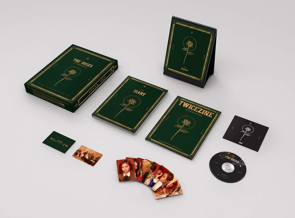 JYP TWICE - TWICE 2019 SEASON'S GREETINGS THE ROSES Calendar+DVD+TWICEZINE+Photocards+Pre-Order Benefit