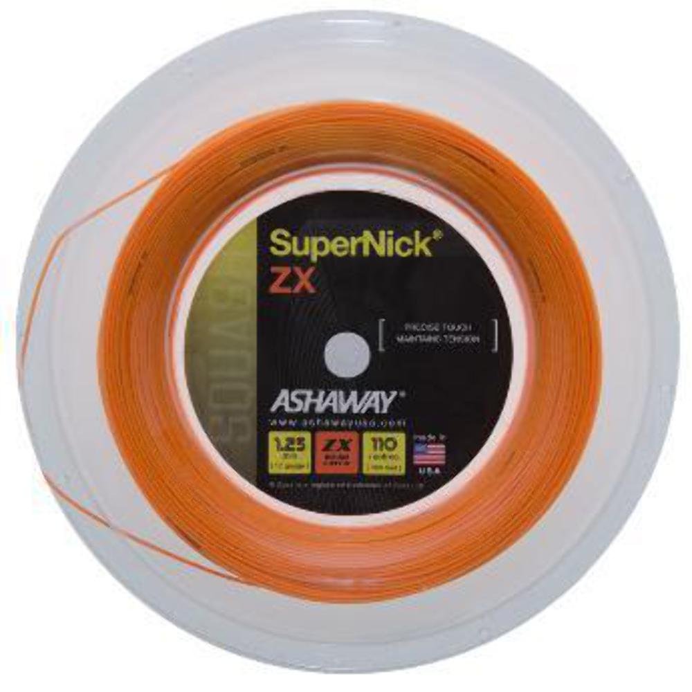 ASHAWAY SuperNick ZX Wear Layer Squash String - 110m Reel