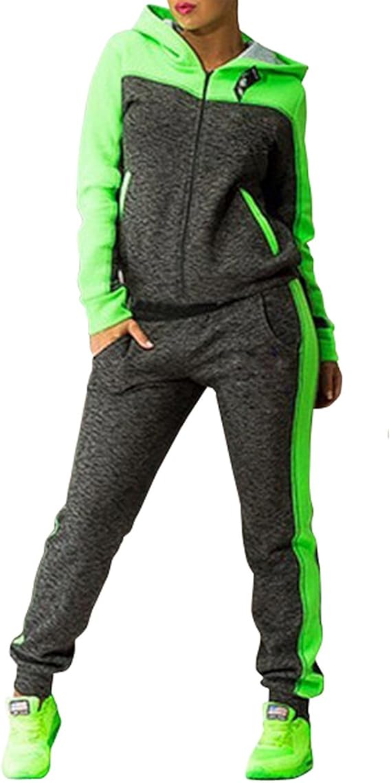 Amazon P S ジャージ レディース 上下 スポーツ ジャージ 軽くて動きやすい かっこいい 春 Xl グリーン グレー フィットネス トレーニング スウェット パーカー 通販