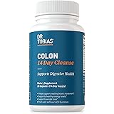 Dr. Tobias Colon 14 Day Cleanse, Advanced Gut Cleanse Detox for Women & Men with Cascara Sagrada, Psyllium Husk & Senna Leaf,