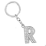 preliked Bling Alphabet Keyring Initial Letter