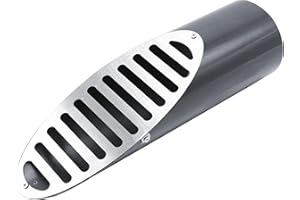4" Angled Drain Grating Yard Drain, french drain for Sump Pump Discharge & Downspout Extensions, Yard Drain Emitter for Yard 