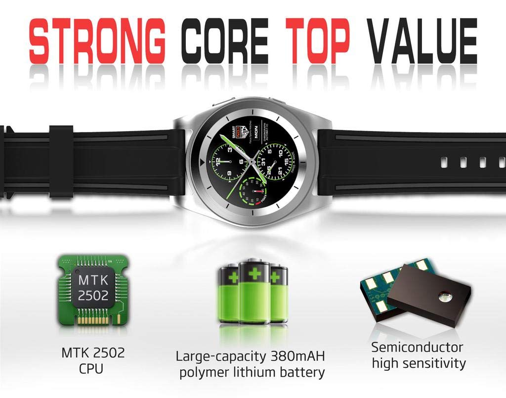 Amazon.com: FAIYIWO NO.1 G6 Bluetooth Smart Watch Heart Rate ...