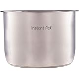 Instant Pot IP-Stainless Steel Inner Pot 8Qt Genuine Stainless Steel Inner Cooking Pot - 8 Quart