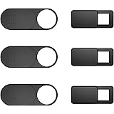 Webcam Cover 6-Pack, Web Camera Cover Slide Ultra-Thin for Laptop, iMac, MacBook Pro, Mac, Computer, Smart Phone, Tablets Sli