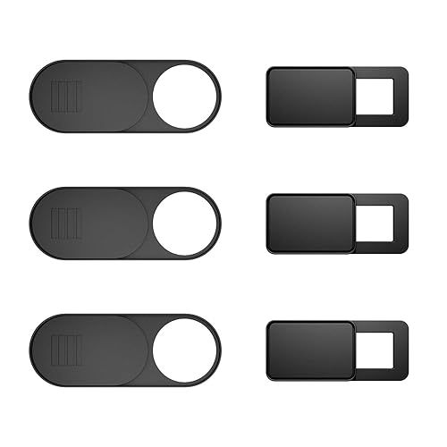 Webcam Cover 6-Pack, Web Camera Cover Slide Ultra-Thin for Laptop