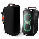 Dust Cover Protective Case for JBL Partybox 110/Stage 120 Portable Party Speaker, Stretch Speaker Cover Dust Case with Microphone Holder Band