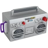 World's Smallest Boombox, Retro 80s Fully Functional Miniature Boombox. Play Your Music with Included USB Stick!