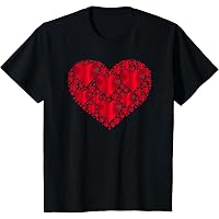 Amazon.com: Red Heart Shirt For Girls And Boys-Valentines Day