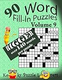 Word Fill-In Puzzles, Volume 9, Over 140 words per puzzle by Kooky Puzzle Lovers