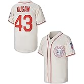 jimmy dugan 43 City of Rockford Peaches A League of Their Own Movie Men's Baseball Jersey Stitched