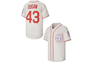 Jimmy Dugan 43 City of Rockford Peaches A League of Their Own Movie Men's Baseball Jersey Stitched