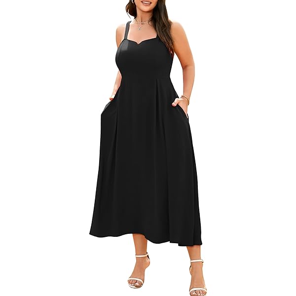 Plus Size Women's Maxi Dress Summer French Lace Dresses for Women-Black-Small at Amazon Women's Clothing store Plus Size Women's Maxi Dress Summer French Lace Dresses for Women-Black-Small at Amazon Women's Clothing store