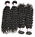 Beauty Forever Hair 8A Malaysian Jerry Curly Hair Weave 3 Bundle 100% Unprocessed Human Virgin Hair Bundle Weave Dyeable Hair Deals Natural Color 95-100g (8 10 12)