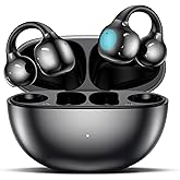 AI Translation Earbuds Real Time, 3-in-1 Translator Earbuds 150 Languages & Accents,language translation earbuds, fit iOS and Android, Open-Ear Clip-On Design Fit for Business Travel Learning(Black)