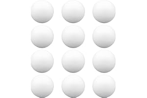 DNB SPORTS DNB 3 Inch Foam Balls - 12Pcs 3'' Smooth White Round Polystyrene Ball Craft Supplies