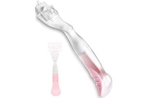 CLVJQ Replacement Razor Handle Compatible with Gillette Venus, Non-Slip Ergonomic Grip, Handle Only, Pink, 1 PCS