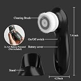 TOUCHBeauty Men's Facial Cleansing Brush Electric Face Wash w/ Stand 3 Heads 2 view 9
