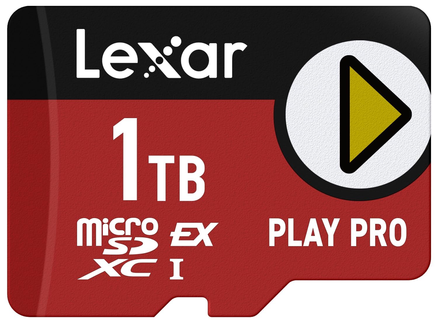 Lexar 1TB Play PRO microSD Express Card, UHS-I, C10, U3, V30, Full HD, 4K, Up to 900/600 MB/s Memory Card, Nintendo-Switch 2, ASUS ROG Ally, Steam Deck (LMSXPS0001T-BNNNU)