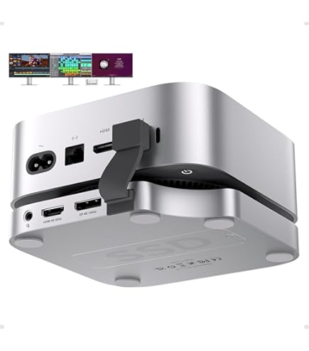 Amazon.com: ORICO MiniLink 40Gbps Mac mini M4 Dock, 7-in-1 USB 4