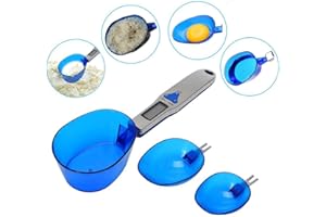 BELMAKS Digital Kitchen Scale Electronic Food Scale with 3 Measuring Spoons for Portioning Milk, Tea, Flour, Spices, Medicine 500gram/0.1gram
