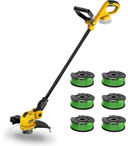 Cordless Weed Wacker For DeWalt 20V Batteries - 4-in-1 Electric String Trimmer With 5 Blades