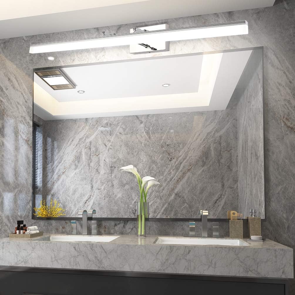 Aipsun 40 inch Modern LED Vanity Lights Adjustable Bathroom Vanity Light Fixtures Bathroom Wall Lights Modern Vanity Lighting 5500K - - 
