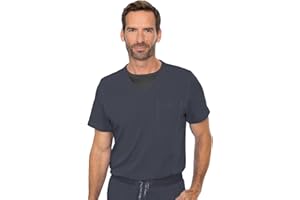 Med Couture Men's Scrub Top Cadence 2-Way Stretch Technology with Ultra Soft Fabric & One Chest Pocket - MC7478