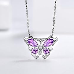 Aurora Tears 925 Sterling Silver Butterfly