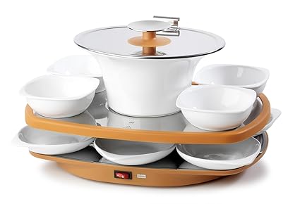 Stöckli Pasta Gerät PastaFun arancio, geeignet um Speisen warm zu halten, 0050.32