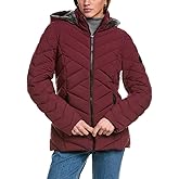 Nautica Women's Short Chevron Packable Down Jacket