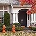 Gift Boutique Halloween Jack-O-Lantern Pumpkin Yard Stakes Decoration Set of 2 Metal Thanksgiving Harvest Stacked Garden Sign Outdoor Fall Lawn Autumn