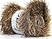 Large 100 Gram Skein Camel & Brown Eyelash Yarn Fun Fur 164 Yards