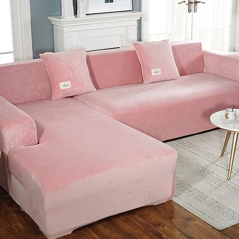 Plush Sofa Cover For 3 Cushion Couch Velvet Couch Cover Stretch