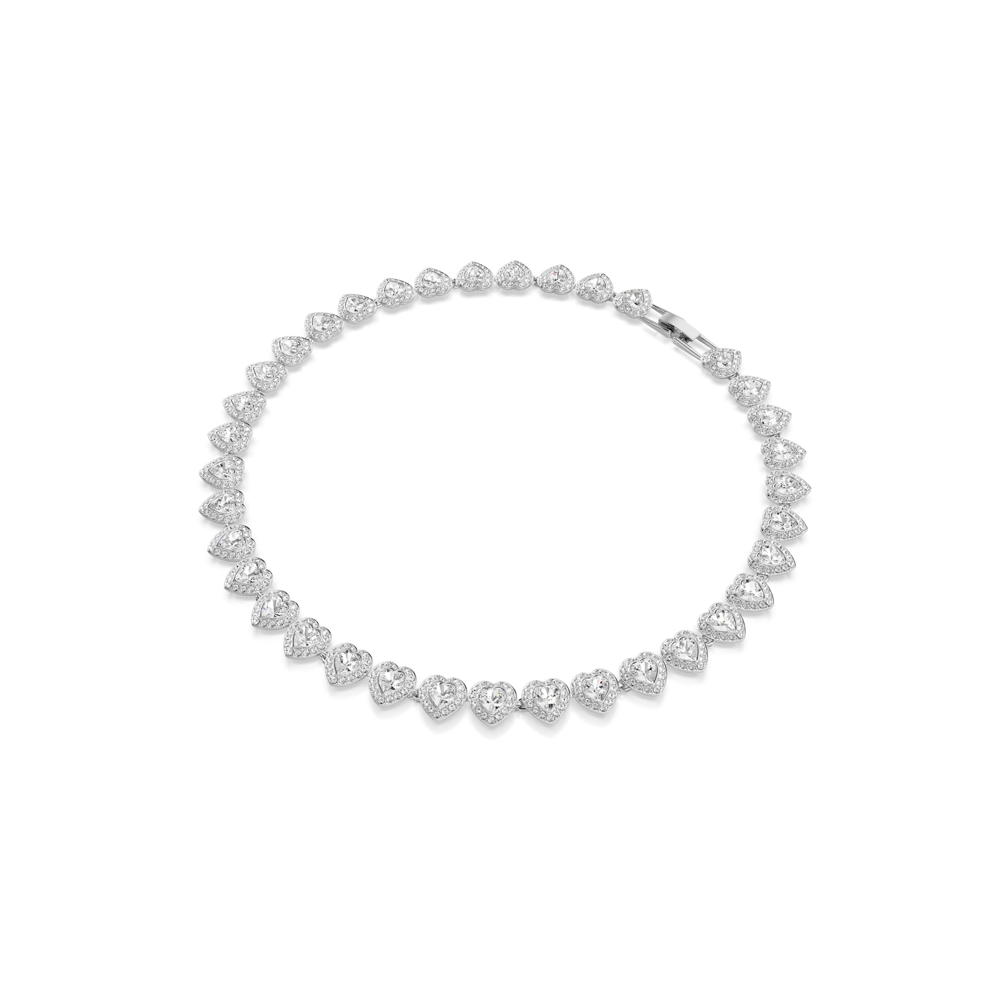 Swarovski Ariana Grande Collection, Clear Crystal & Pearls, Rhodium Finish, Necklaces, Earrings and Bracelets