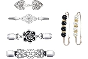 HANIFOREVER Fashion Dress Clips Back Cinch,Shirt Cardigan Sweater Shawl Chatelaine Clips to Hold Sweater Together,Waist Cincher Clip for Clothing,Clothes Clips to Tighten Dress,Dress Cincher for Back of Dress