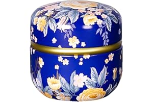 Topwon Powder Case with Powder Puff for Body Powder Container Dusting Powder Case for Baby&Mom (Flower)