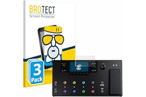 BROTECT Anti-Glare Glass Screen Protector Matte compatible with Line 6 Helix LT (3 Pack) - Anti-Scratch 9H Protection Film