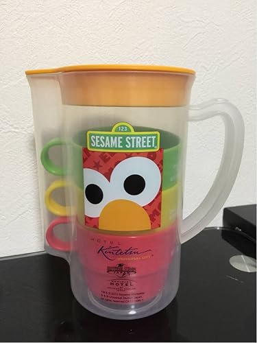 Amazon Co Jp 即決 Usj ユニバーサルスタジオジャパン プラスチック カップ ３個 ピッチャー セット セサミストリート 運動会 ピクニックに ホビー 通販