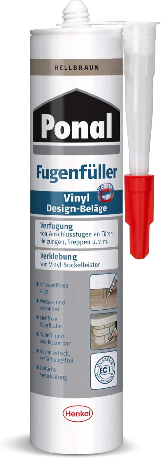 Ponal PV6HB Tan Vinyl Design Floor Filler BigaMart