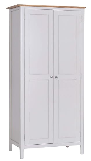 Carran Furniture Kaldors Dove Grey Full Hanging Wardrobe Amazon