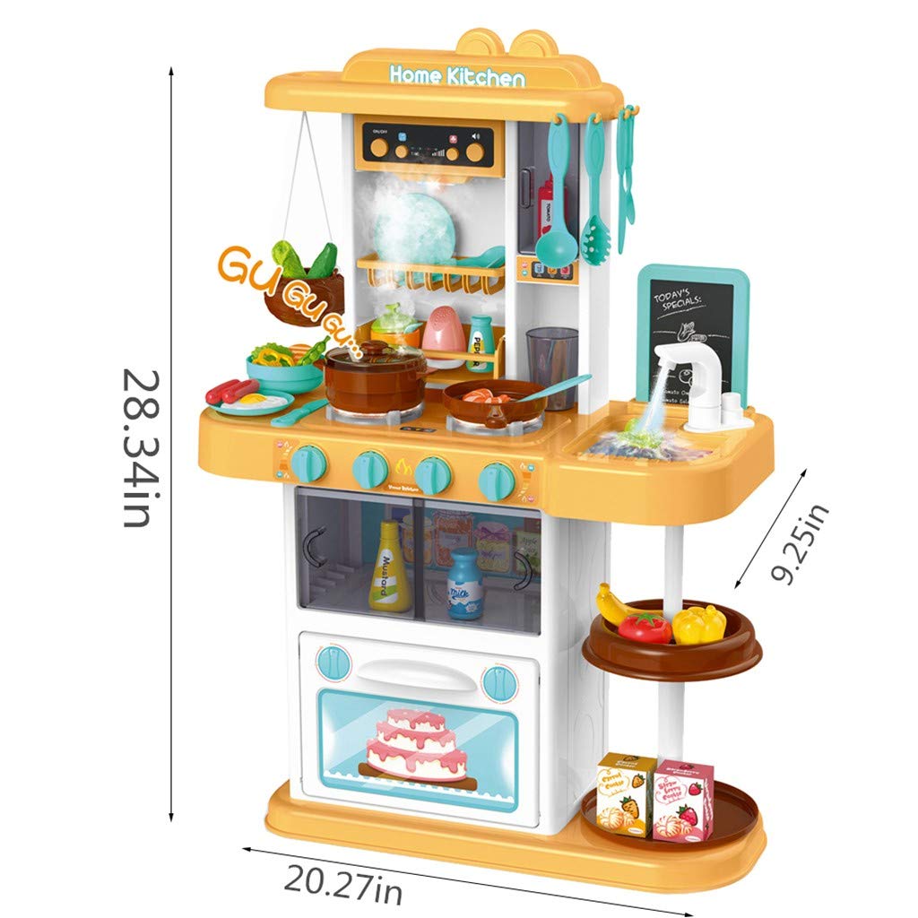 Amazon.com: Hellofishly Set de cocina para niños, simula ...