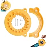 Drill Bit Sharpener Portable Multipurpose Universal Attachment | Bench Grinder Drill Bit Sharpener for Metalworking Woodworking Automotive Repair Site Industrial Shop Home Workshop Garage