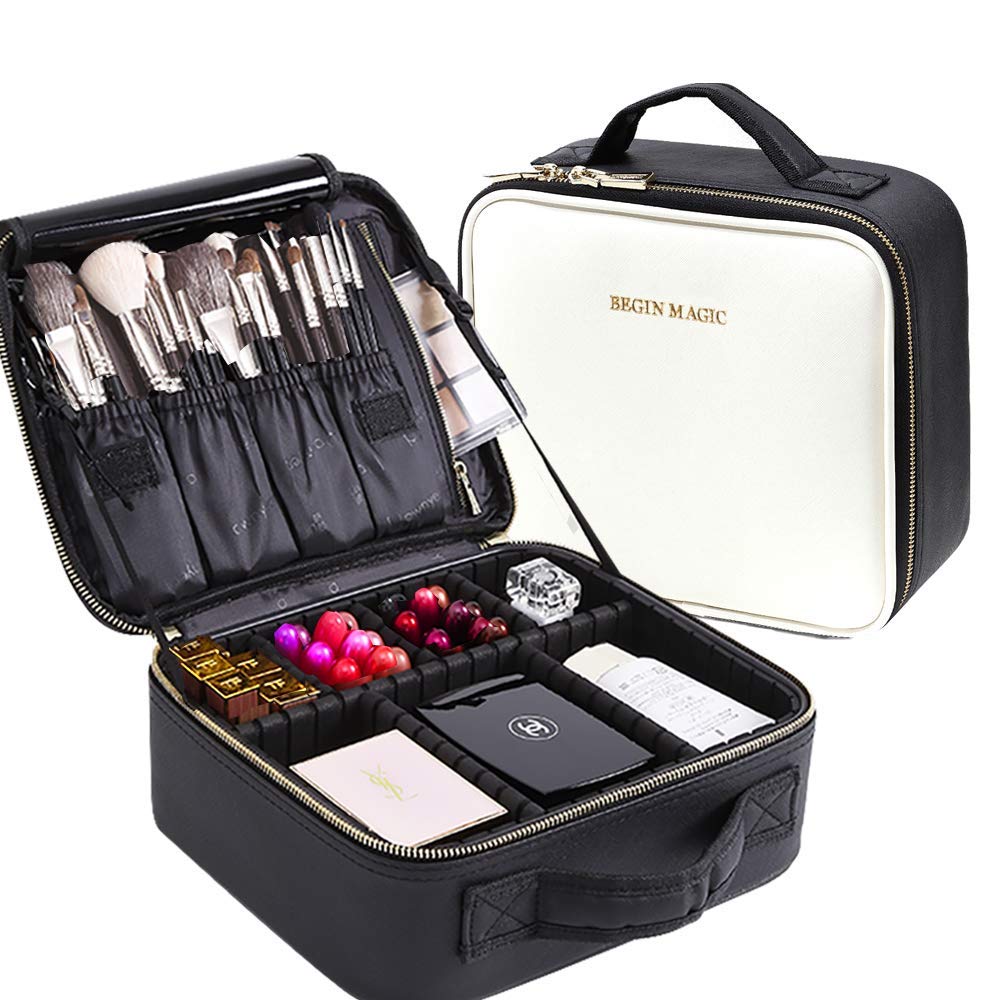 BEGIN MAGIC 14.5 in Large Pro Makeup Train Case/Travel