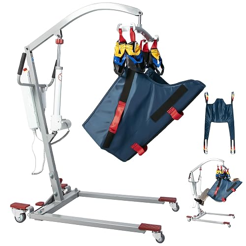 Electric Patient Lift, Electric Hoyer Lift w/Durable Commode Sling ...