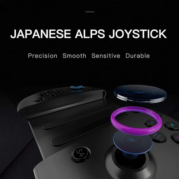 MANGGUO Panel de Juego con Controlador retrctil Estable de conexin Tipo C Controlador de Juego mvil 2 en 1 versin Tipo C con gatillos Controlador de Juego mvil telescpico para Android