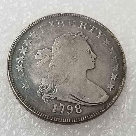 Yunbest Best Morgan Silber Dollars 1797 1333 Alte Munze Zum Sammeln Von Silber Dollar Usa Old Original Pre Morgan Dollar One Dollar Bestshop 1798 Amazon De Kuche Haushalt