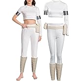 Heodols Queen Costume Women Princess Cosplay Outfit Shirt Pants Accessories Adult for Halloween